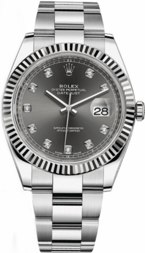 Rolex Datejust II 41mm Steel and White Gold