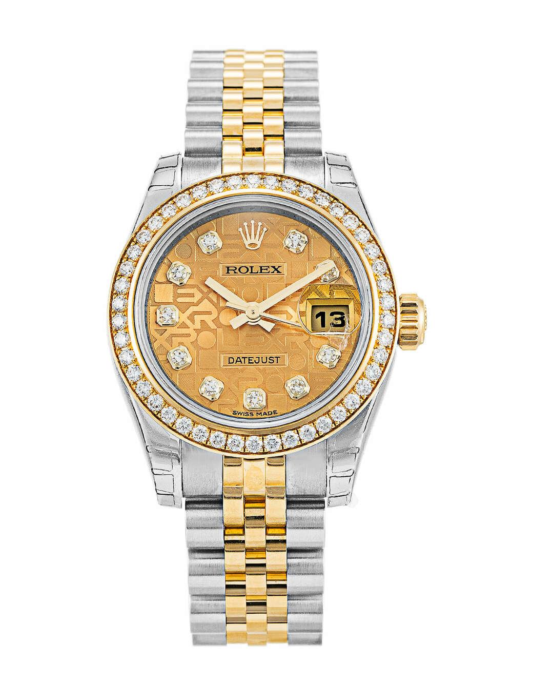 Rolex Lady-Datejust 26mm Steel and Yellow Gold