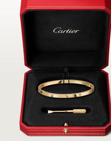 Браслет Cartier Love small model 10 diamonds