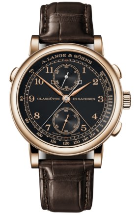 A. Lange and Sohne  1815 Rattrapante Honeygold Homage to F. A. Lange