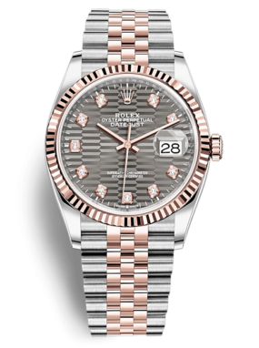 Rolex Datejust 6mm Steel and Everose Gold