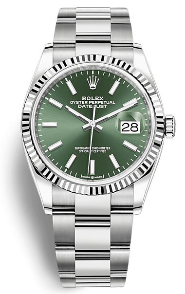 Rolex Datejust 36mm Steel and White Gold