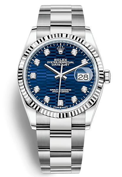 Rolex Datejust 36mm Steel and White Gold