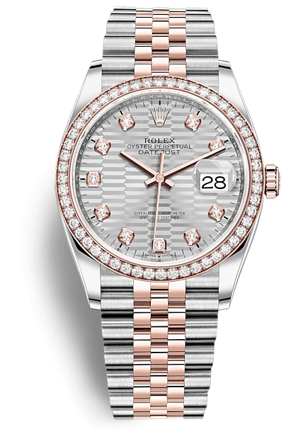 Rolex Datejust 36mm Steel and Everose Gold
