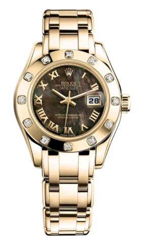 Rolex Lady-Datejust Pearlmaster Yellow Gold 29 mm