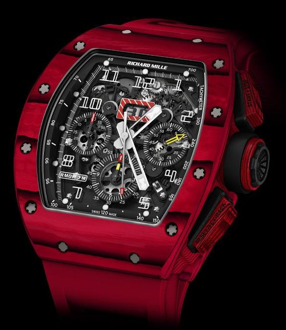 Richard Mille Watches RM 011 Red TPT Quartz Automatic Flyback Chronograph