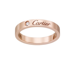 Кольцо с бриллиантом C de Cartier