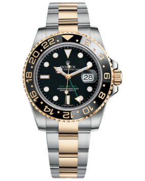 Rolex GMT Master II 40mm Steel and Yellow Gold
