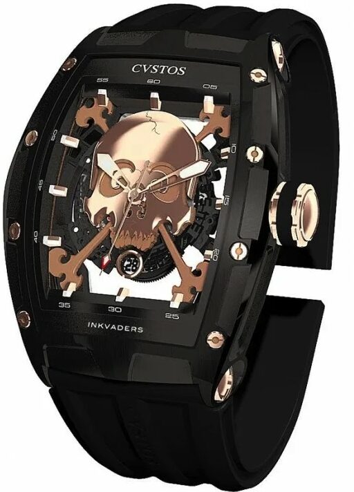 Cvstos Hour Minute Seconde Inkvaders Jetliner Skull