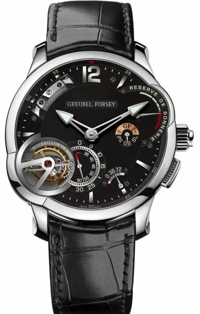 Greubel Forsey Grande Sonnerie Titanium Black Dial