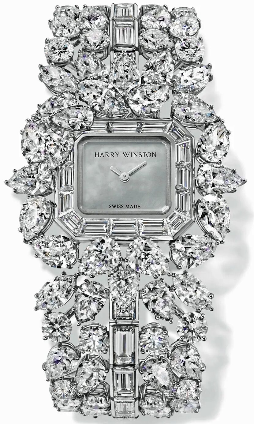 Harry Winston Jewels That Tell Time Emerald Cluster