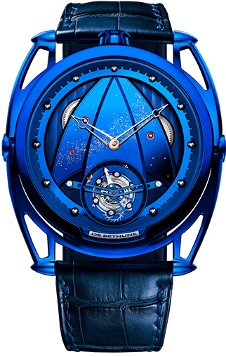 De Bethune Unique Pieces DB28 Kind of Blue Tourbillon Meteorite