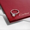 Кольцо с бриллиантом Cartier
