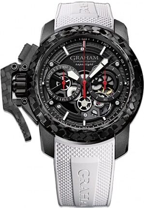 Graham Chronofighter Superlight Carbon Skeleton