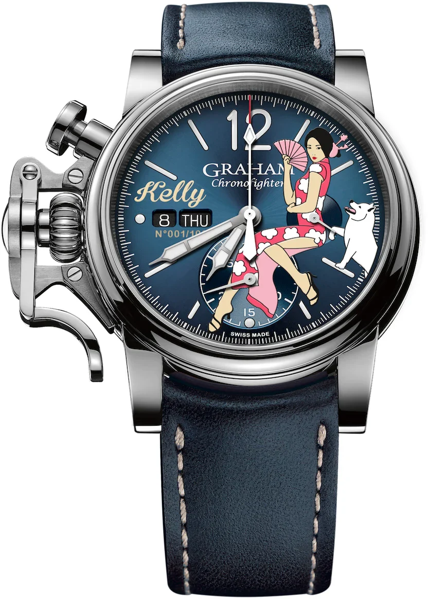 Graham Chronofighter Vintage Nose Art Ltd Kelly