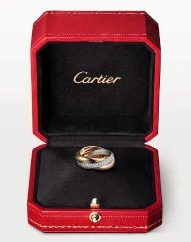 Кольцо с бриллиантами Cartier Trinity