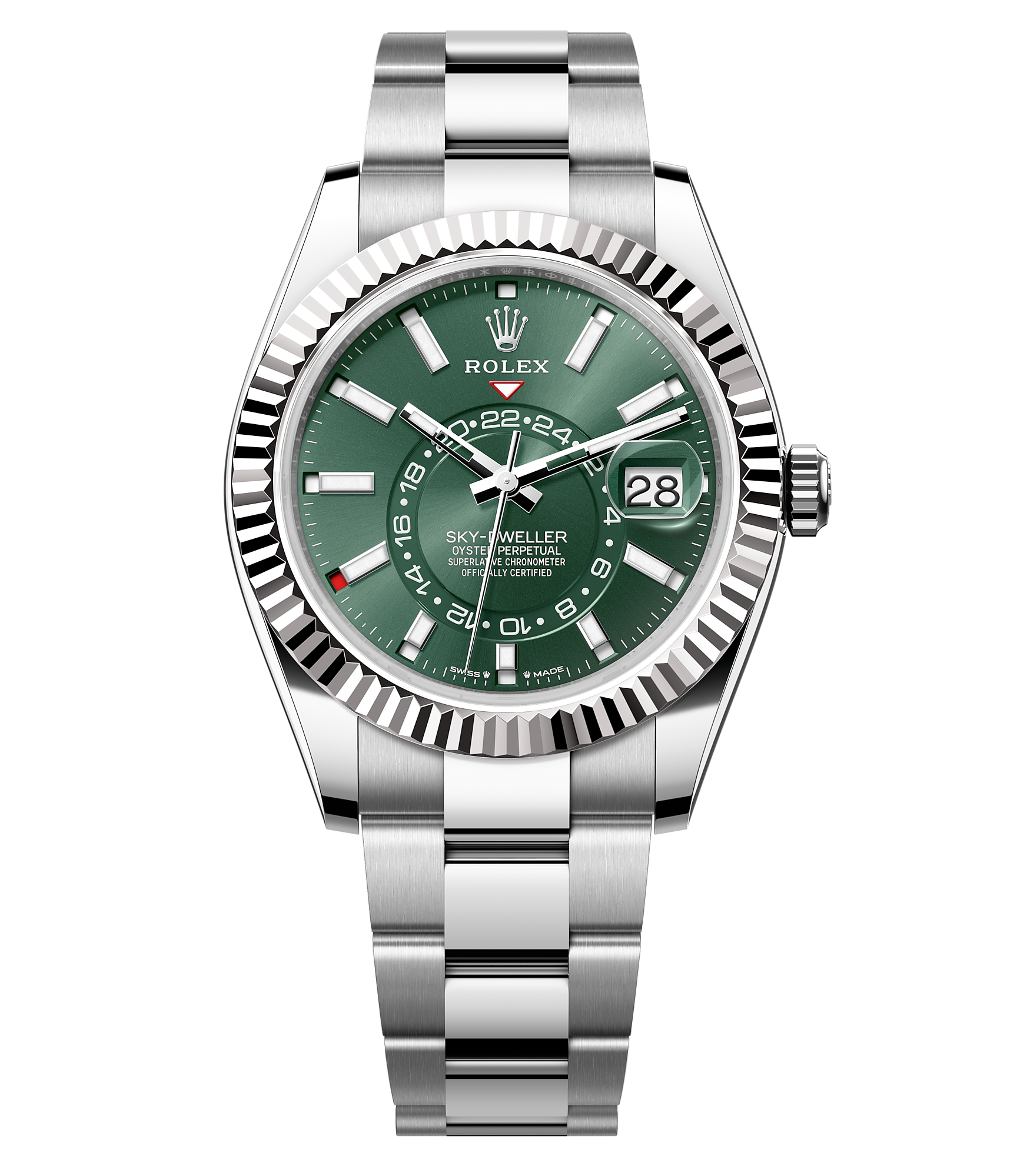 Rolex Sky-Dweller 42mm Steel and White Gold