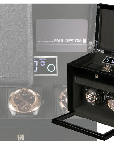 Шкатулка Paul Design для 2-х часов с автоподзаводом