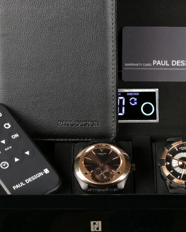 Шкатулка Paul Design для 2-х часов с автоподзаводом