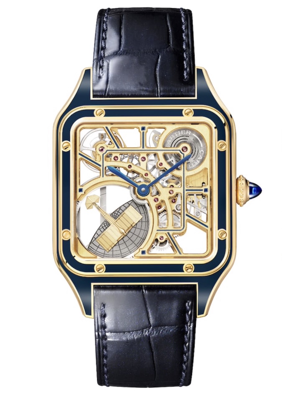 Cartier Santos de Cartier Skeleton Santos-Dumont 01