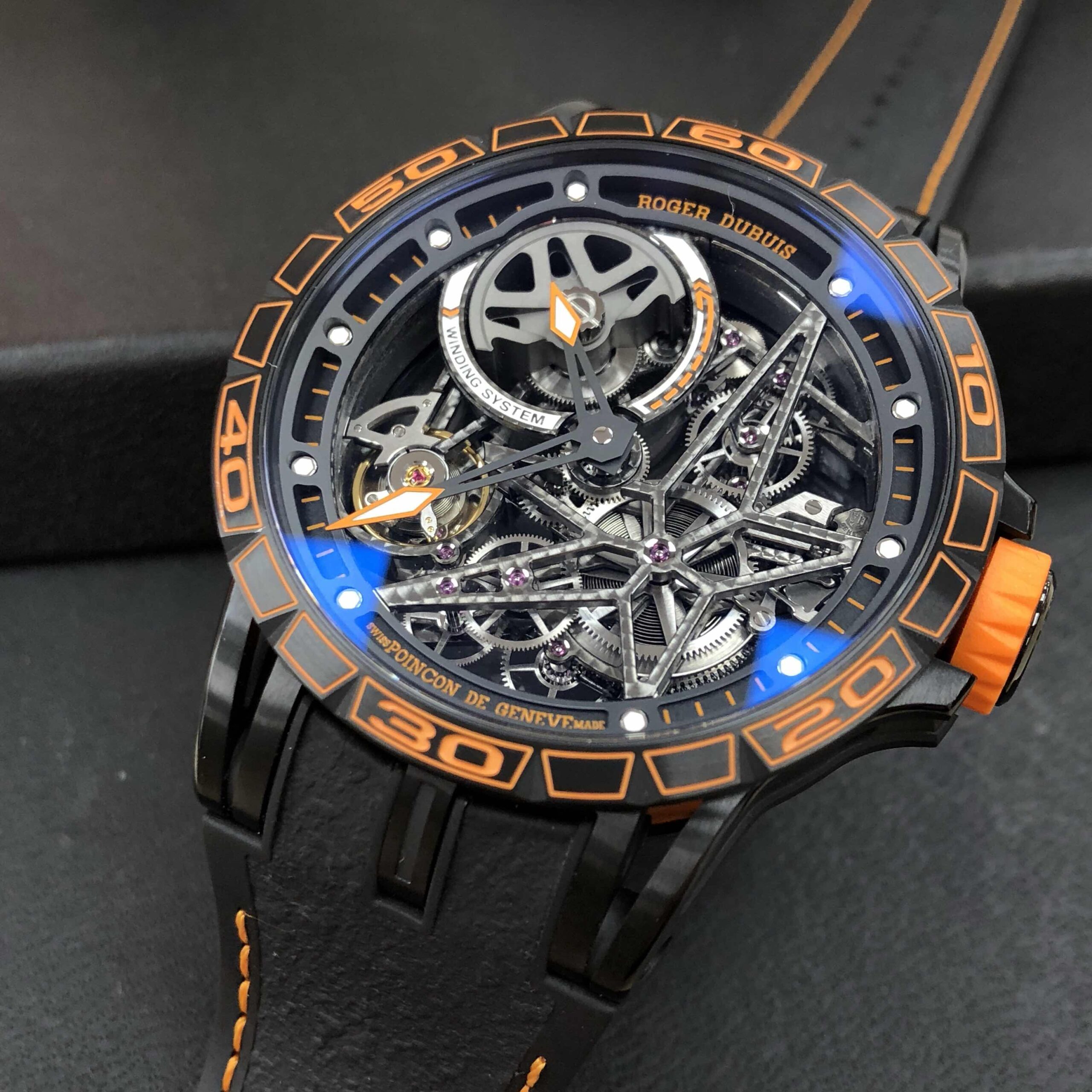 Roger Dubuis Excalibur Spider Skeleton Pirelli Automatic