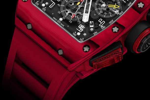 Richard-Mille-RM-011-Red-TPT-Quartz-automatic-flyback-chronograph-Detail-case