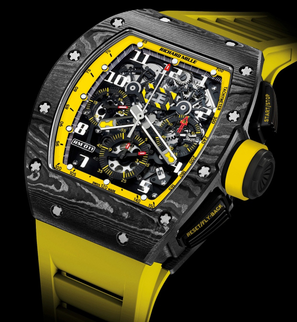 Richard-Mille-RM011-NTPT-Carbon-Yellow-Storm