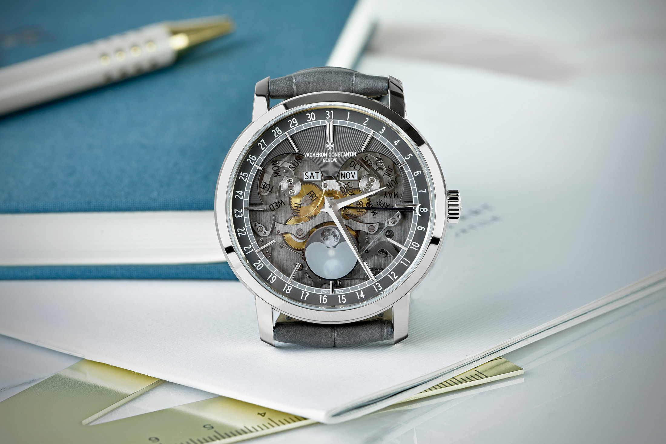 Vacheron Constantin Traditionnelle Complete Calendar Open Face