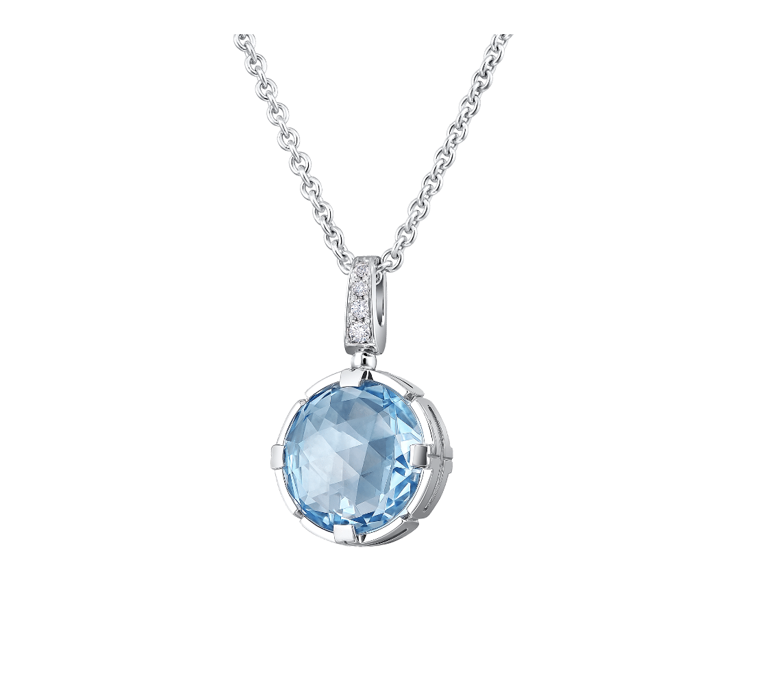 Bvlgari Parentesi Blue Topaz Pendant