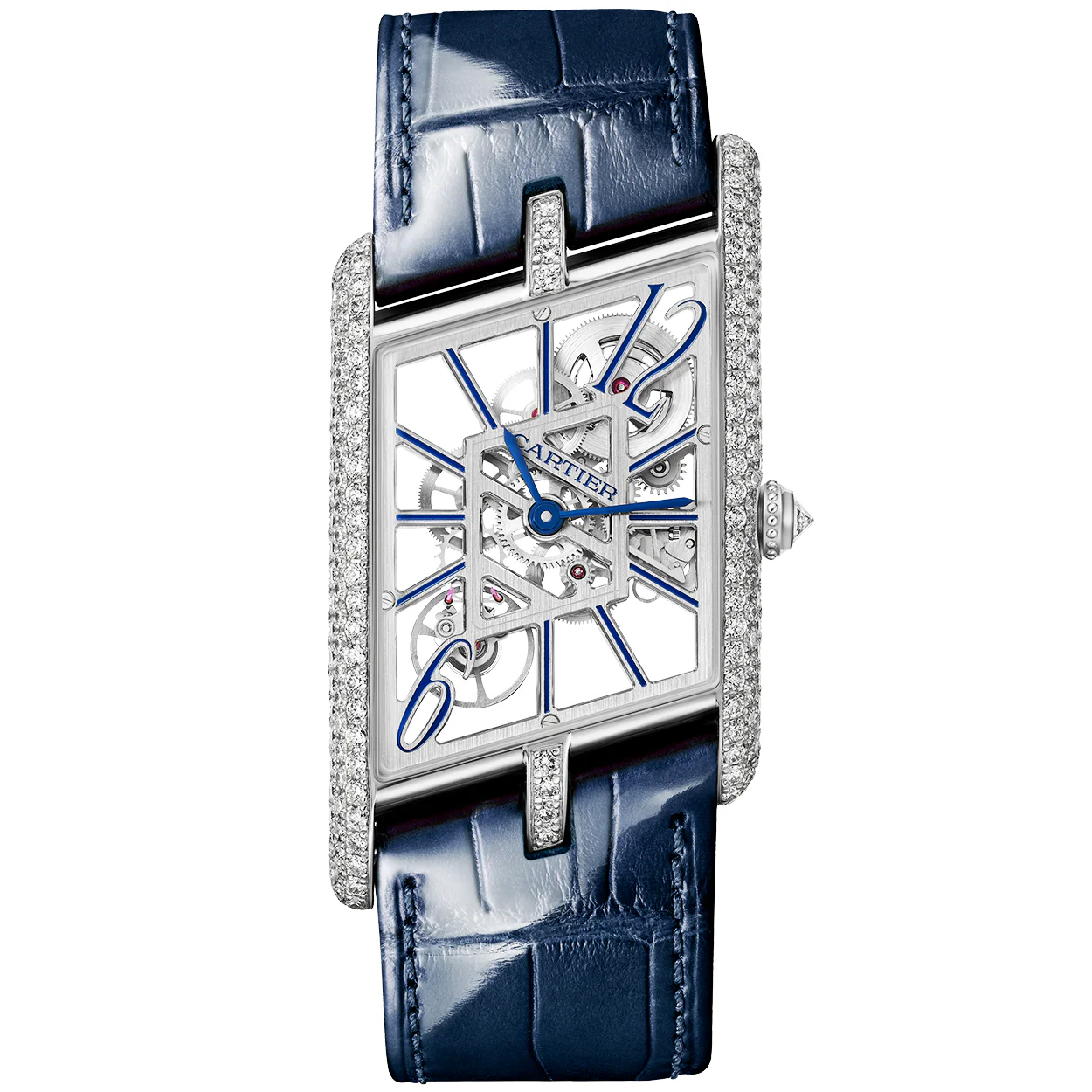 Cartier Tank Asymetrique Skeleton