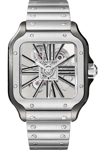 Cartier Santos de Cartier Skeleton Noctambule