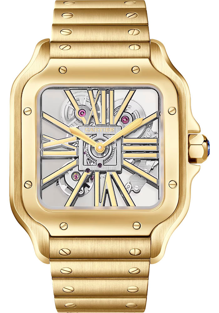 Cartier Santos de Cartier Skeleton Noctambule