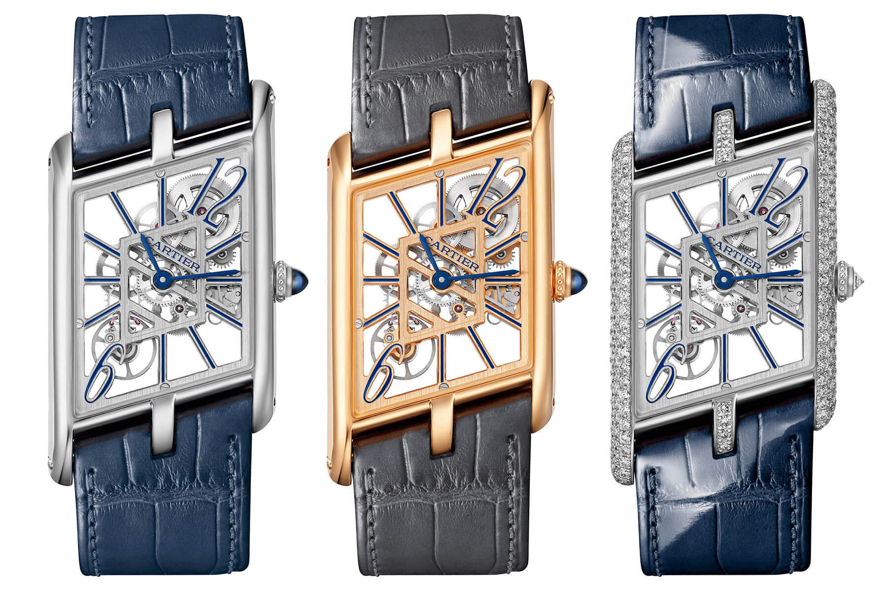 Cartier Tank Asymetrique Skeleton