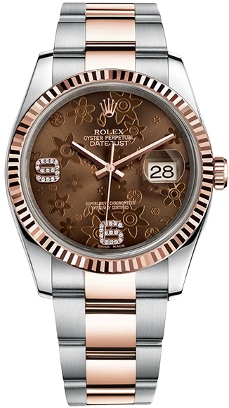 Rolex Datejust 36mm Steel and Everose Gold