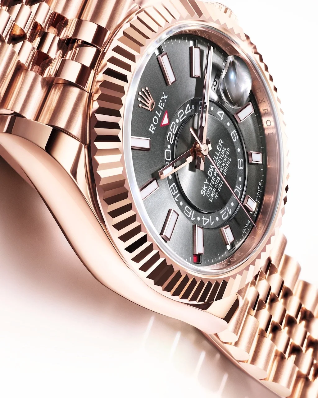 Rolex Sky-Dweller 42mm Everose Gold