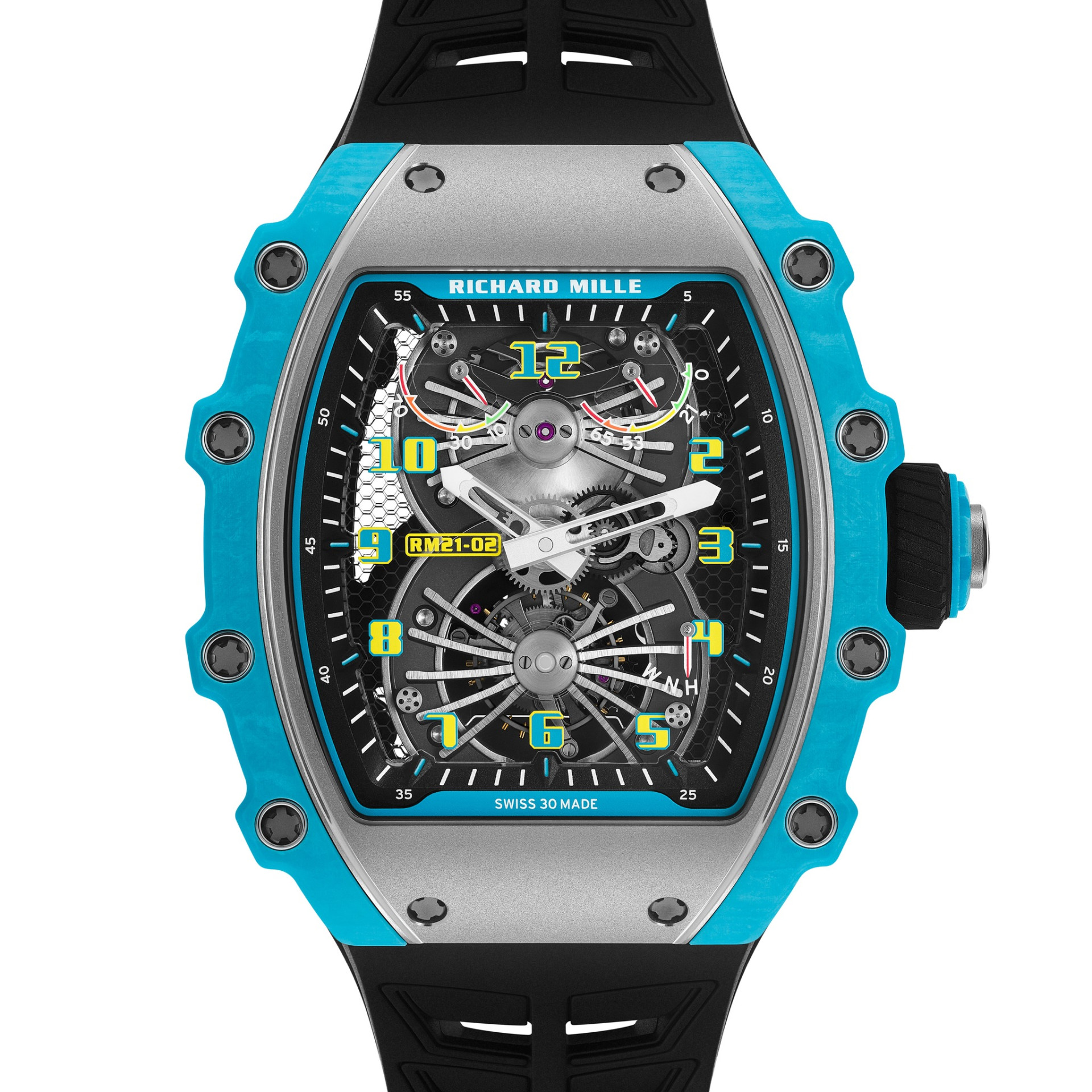 Richard Mille Watches RM 21-02 Tourbillon Aerodyne RM 21-02 Tourbillon Aerodyne Blue Caribbean