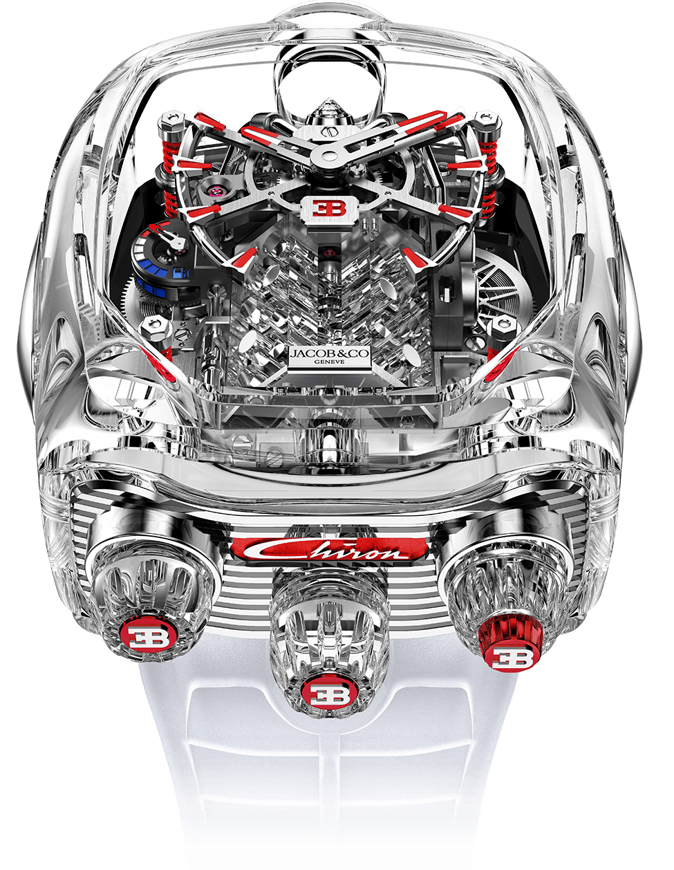 Jacob & Co. Bugatti Chiron Tourbillon Sapphire Crystal