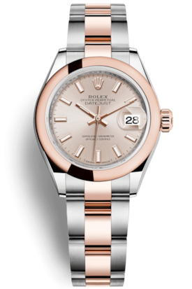 Rolex Datejust 28mm Everose Gold & Steel