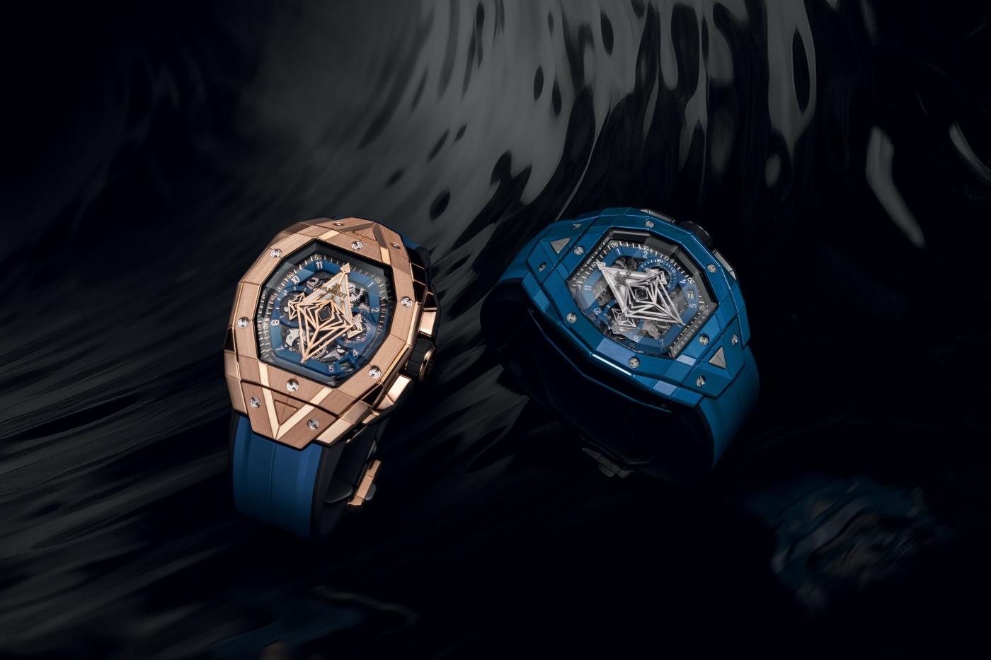 Hublot Spirit Of Big Bang Sang Bleu King Gold And Blue Ceramic