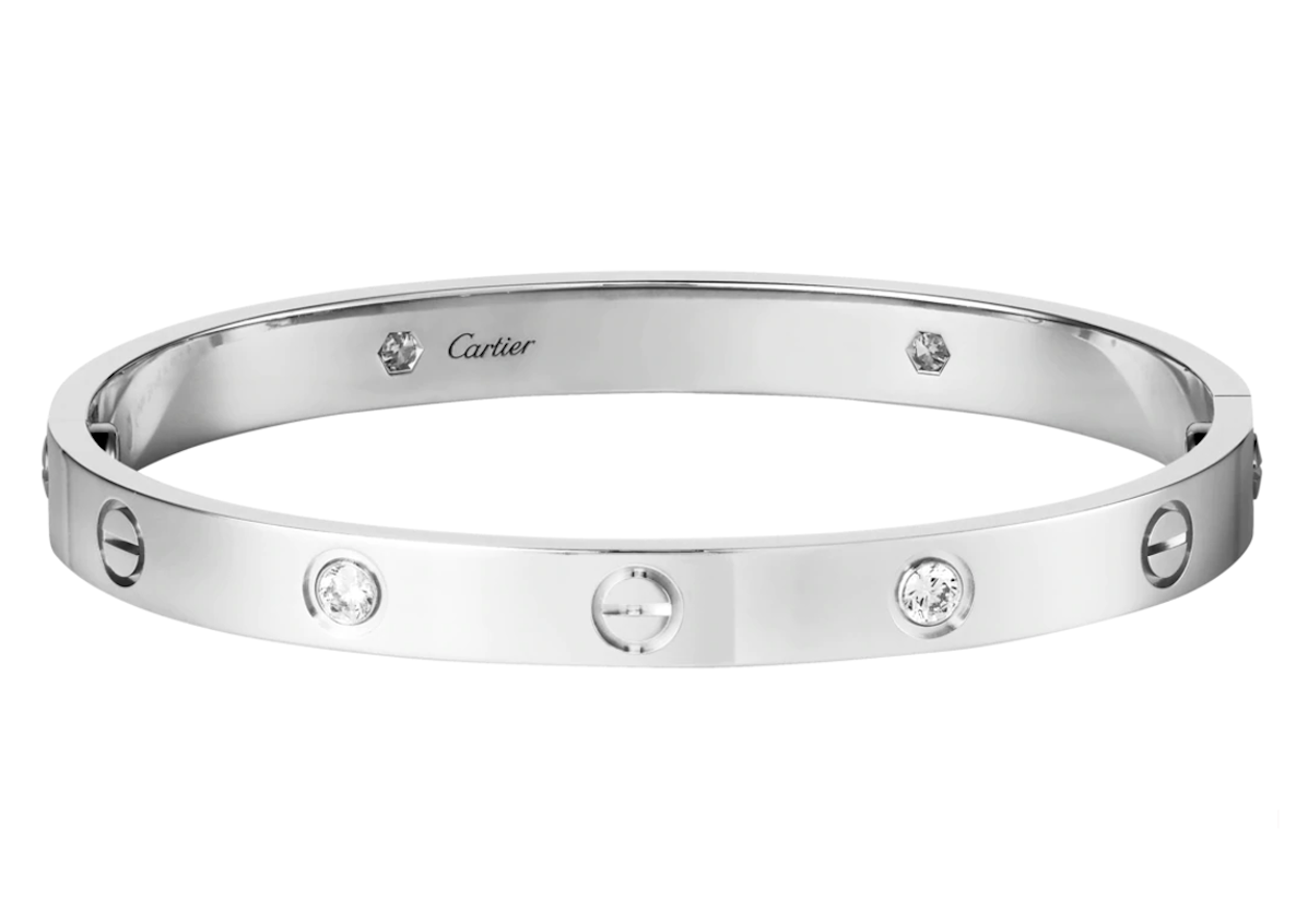 Браслет с 4 бриллиантами Cartier Love