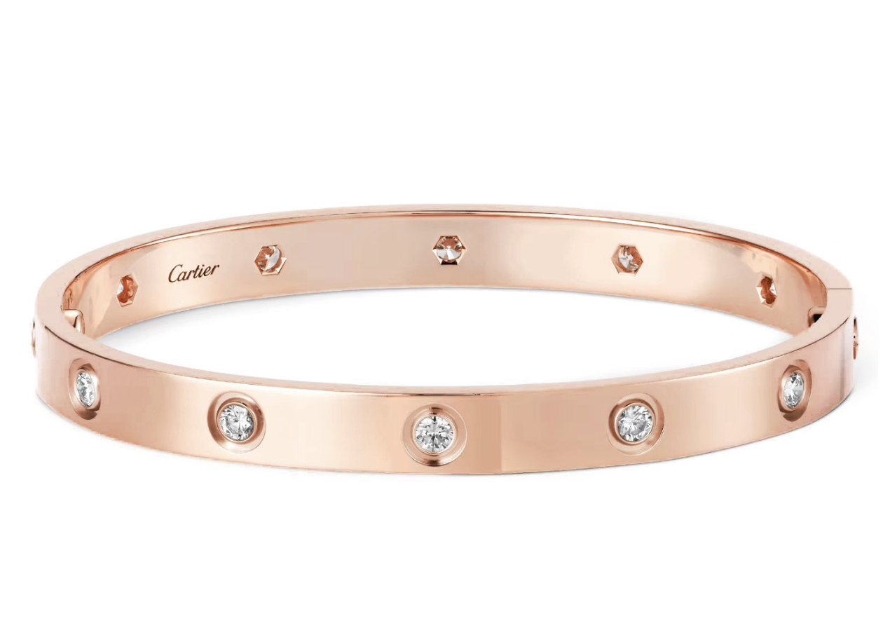 Браслет с 10 бриллиантами Cartier Love