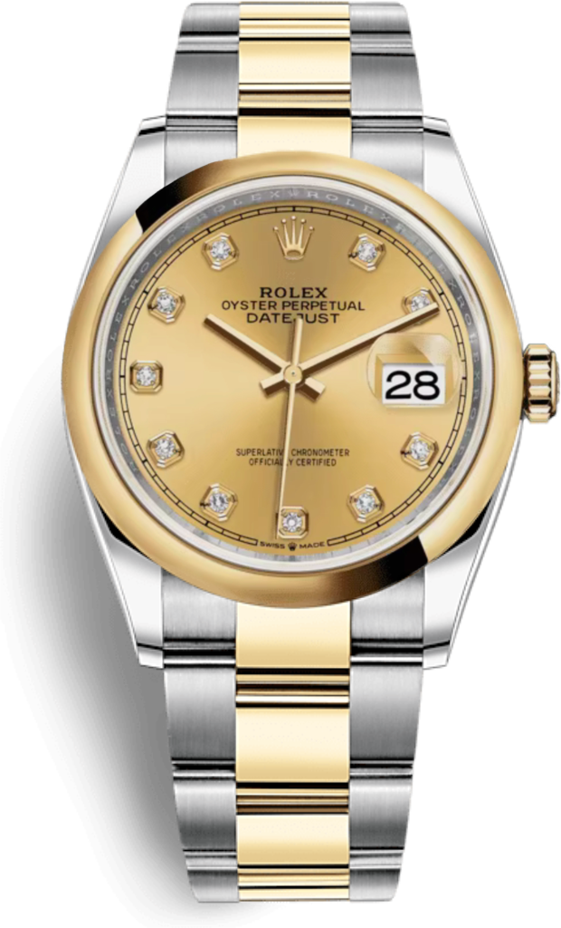 Rolex Datejust 36mm Steel And Yellow Gold