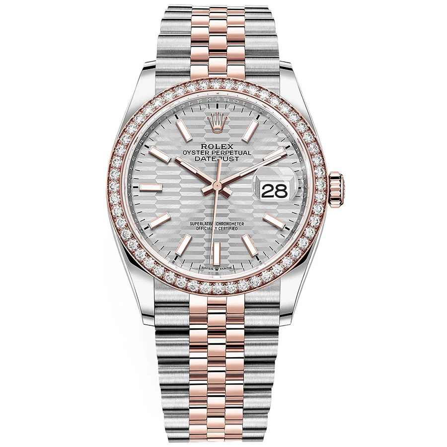 Rolex Datejust 36mm Steel and Everose Gold