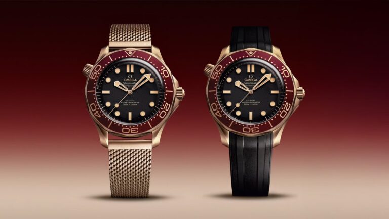 Omega Seamaster Diver 300M Bronze Gold и Burgundy