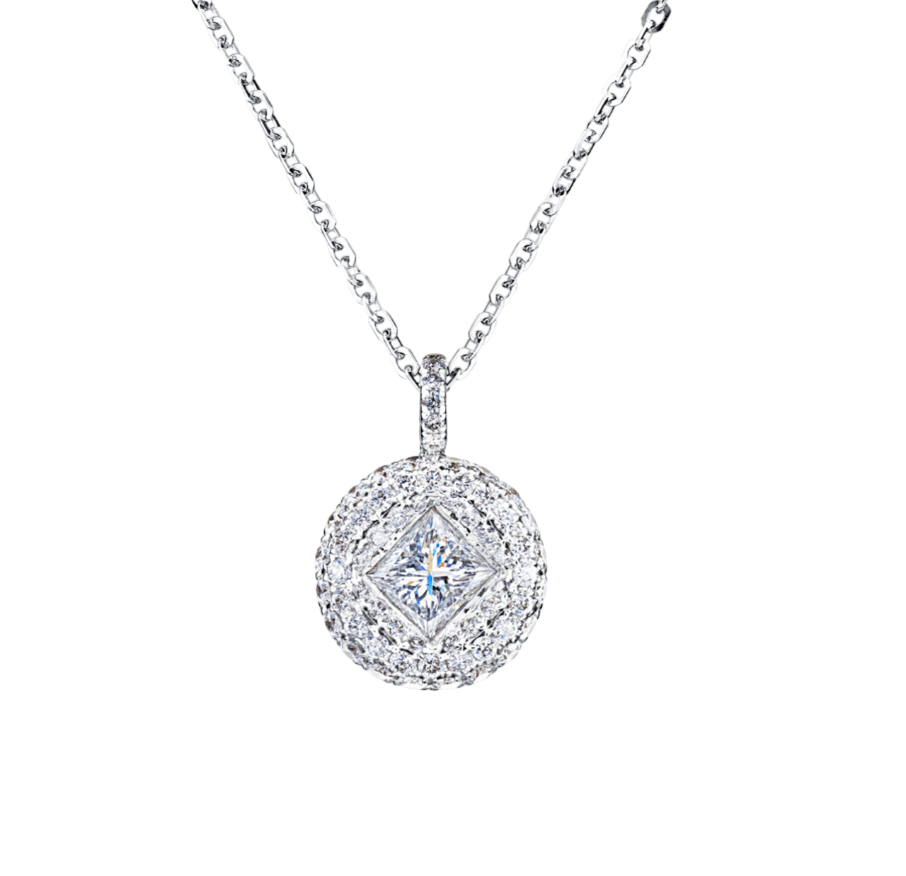 Подвеска с бриллиантами