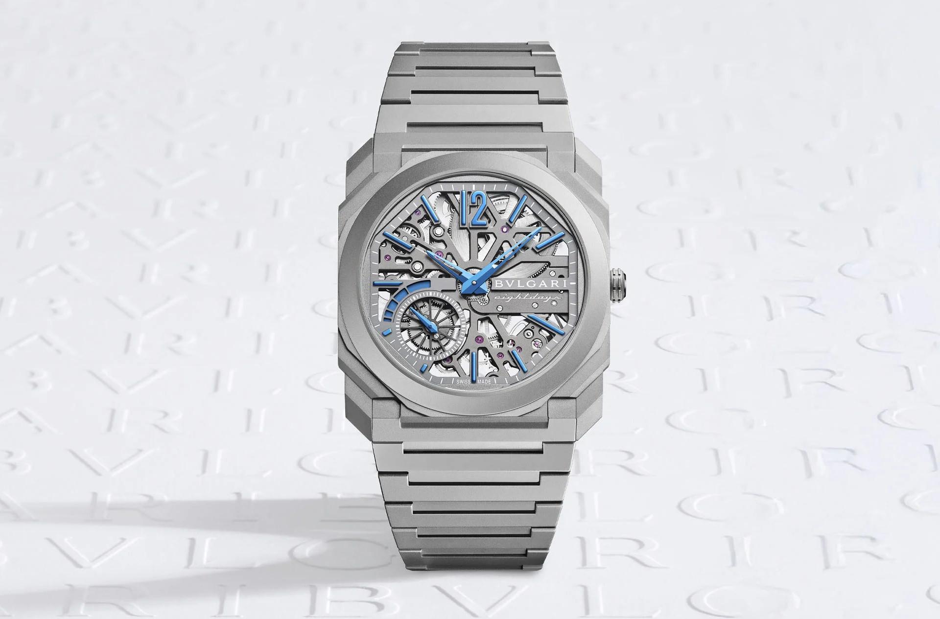 НОВИНКИ Bvlgari Octo Finissimo Skeleton 8 Days Gübelin Special Edition