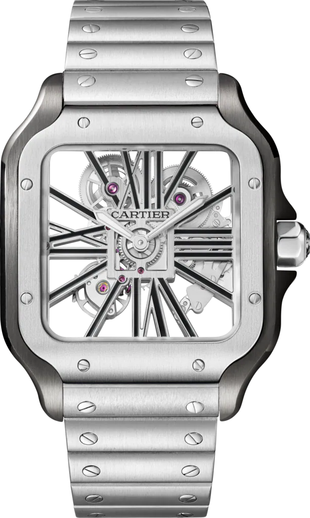 Cartier Santos De Cartier Large Skeleton