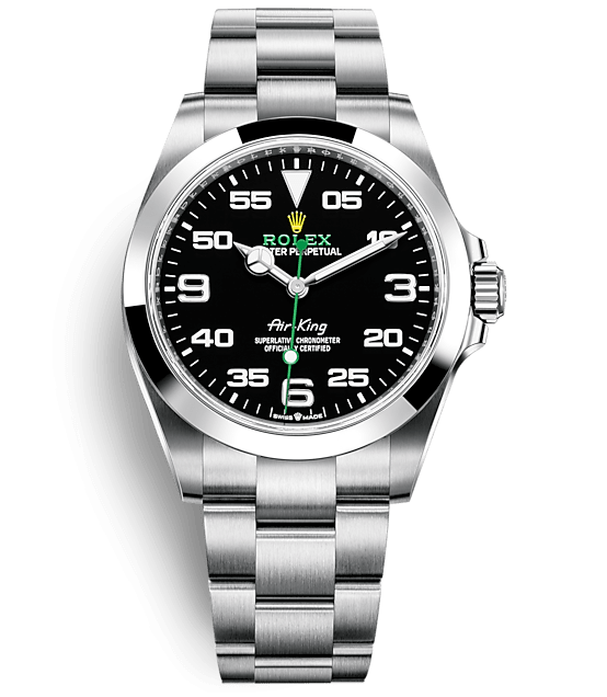 (Русский) Rolex Air-King 40mm Steel