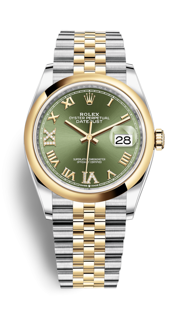 (Русский) Rolex Datejust 36mm Steel and Yellow Gold
