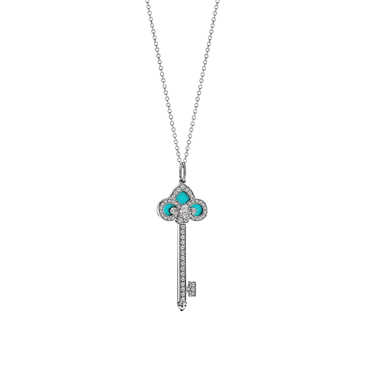 Подвеска с бриллиантами Tiffany & Co Fleur de Lis